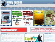 Tablet Screenshot of dairyagendatoday.com